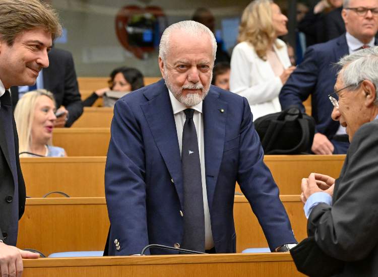 Aurelio De Laurentiss, presidente del Napoli e anche del Bari - fonte Ansa Foto - wintersport-news.it