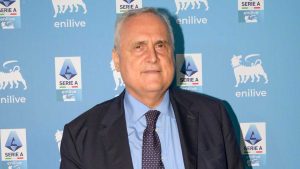 Claudio Lotito è il presidente della Lazio - fonte Lapresse - wintersport-news.it