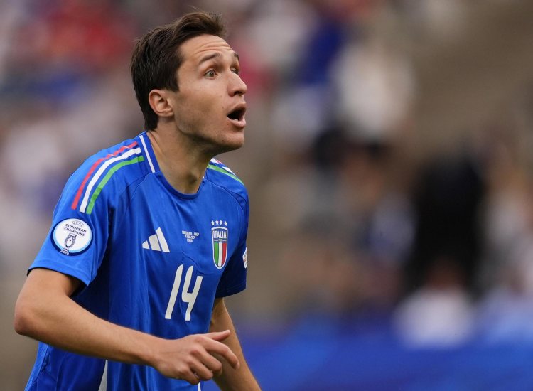 Federico Chiesa con la maglia della Nazionale - fonte Lapresse - wintersport-news.it