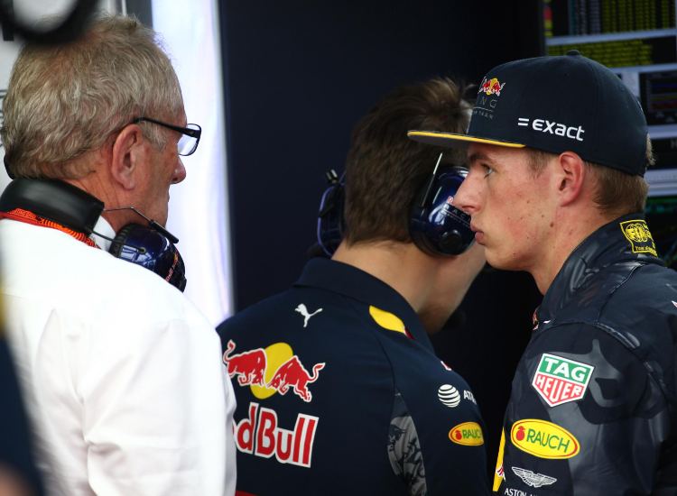 Helmut Marko con Max Verstappen - fonte Lapresse - wintersport-news.it