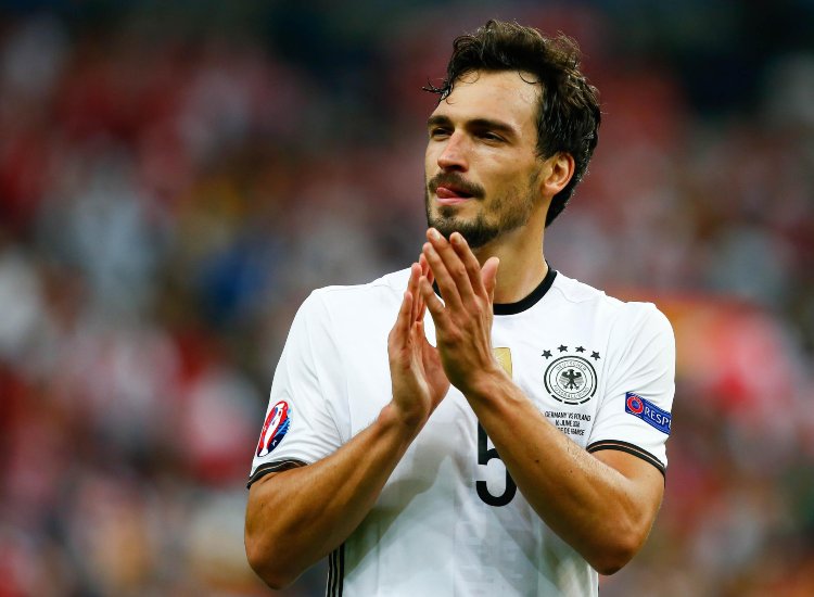 Il calciatore tedesco Mats Hummels - fonte Lapresse - wintersport-news.it