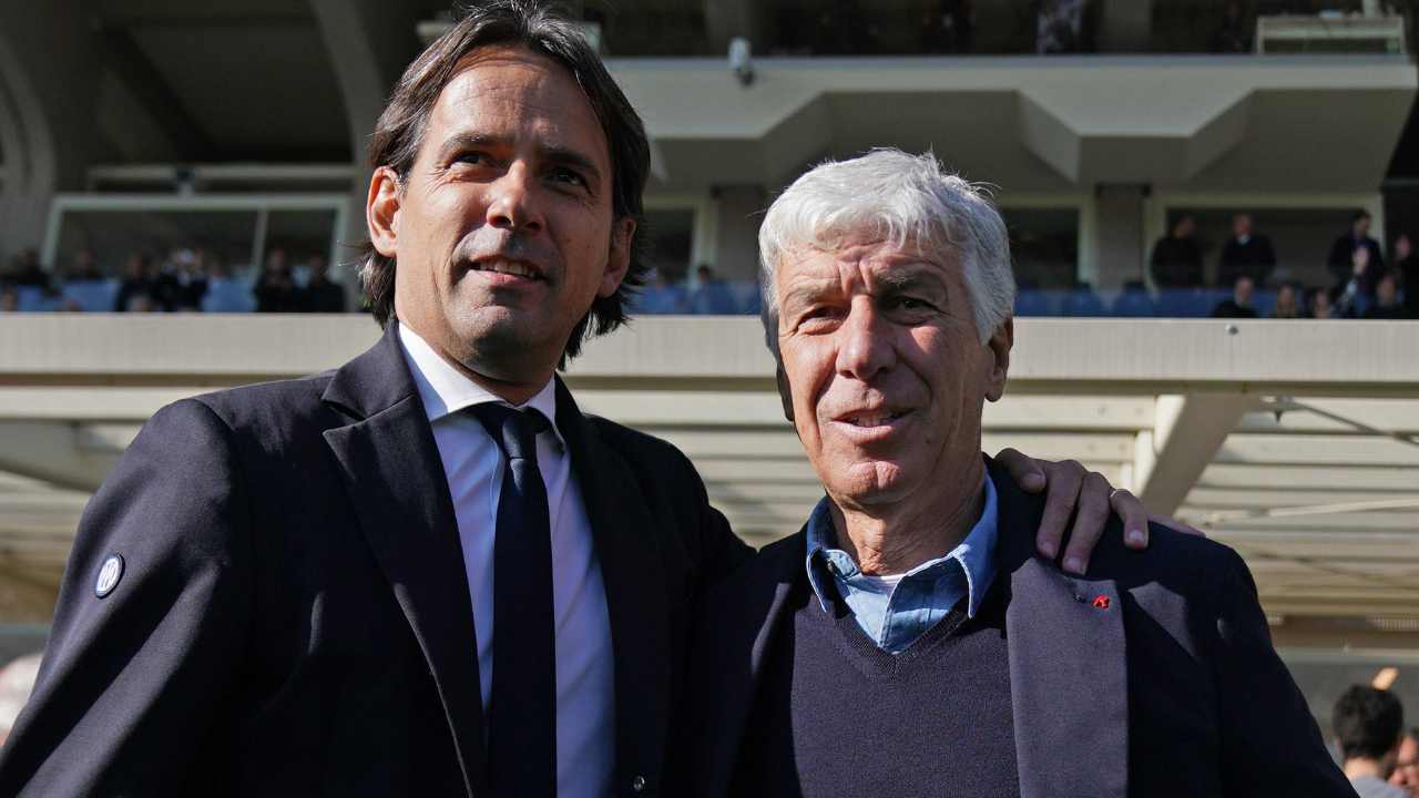 Simone Inzaghi e Gian Piero Gasperini - Fonte LaPresse - wintersport-news.it