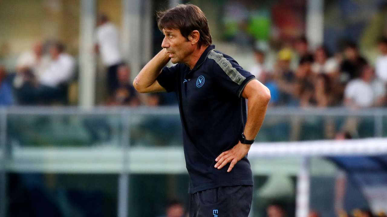 Antonio Conte, allenatore del Napoli - fonte Lapresse - wintersport-news.it