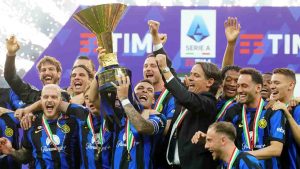 L'Inter festeggia la vittoria dello scudetto - fonte Lapresse - wintersport-news.it