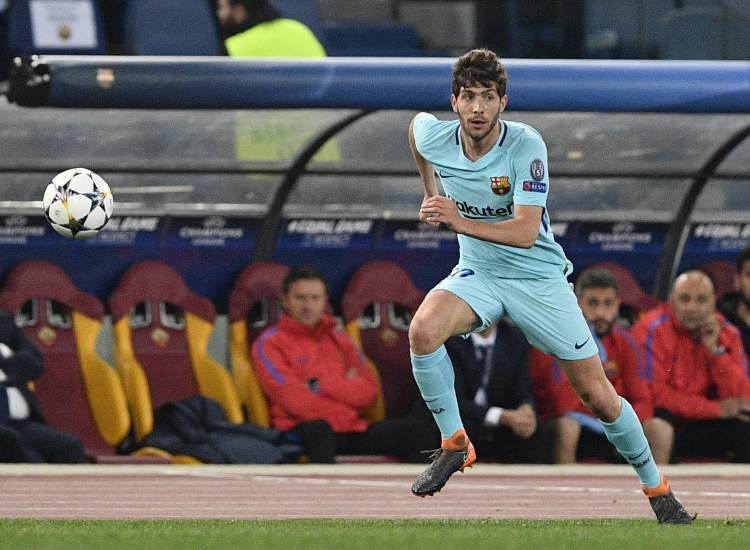 Sergi Roberto con la maglia del Barcellona - fonte Lapresse - wintersport-news.it