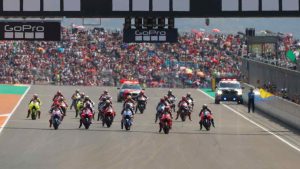 La griglia di partenza della MotoGp - fonte Ansa Foto - wintersport-news.it